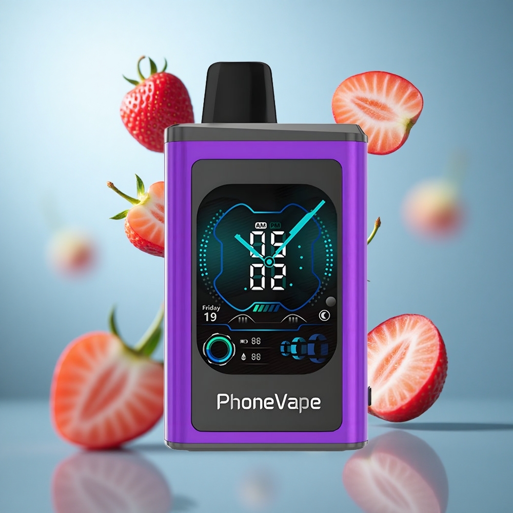 Trešnja Jagoda Malina JNR PhoneVape 30000 puševa Punjiva Baterija 850mAh Ekran wholesale Serbia
