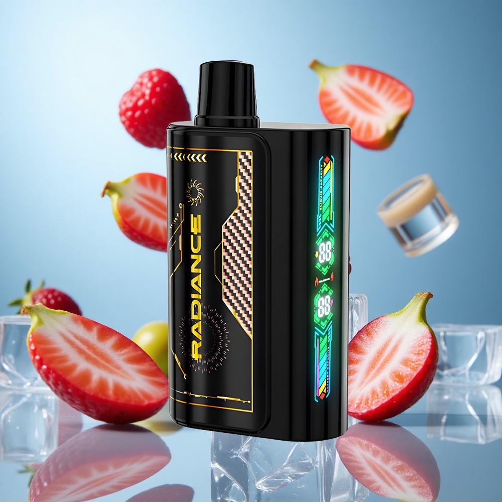 Јагода Малина Трешња Лед JNR Radiance 31000 Пуфова 28ml Е-течност wholesale Serbia