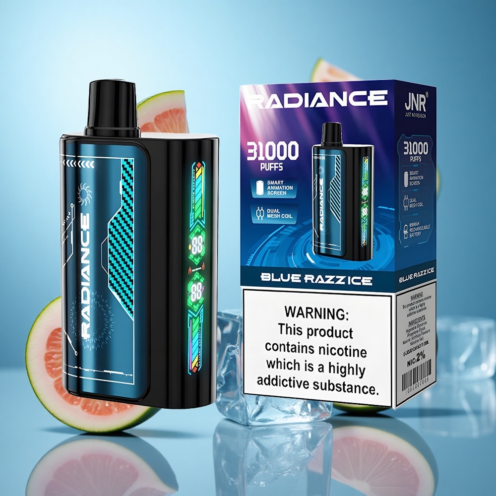 Plava Malina Led JNR Radiance 31000 Pufova 28ml Tekućina wholesale Serbia