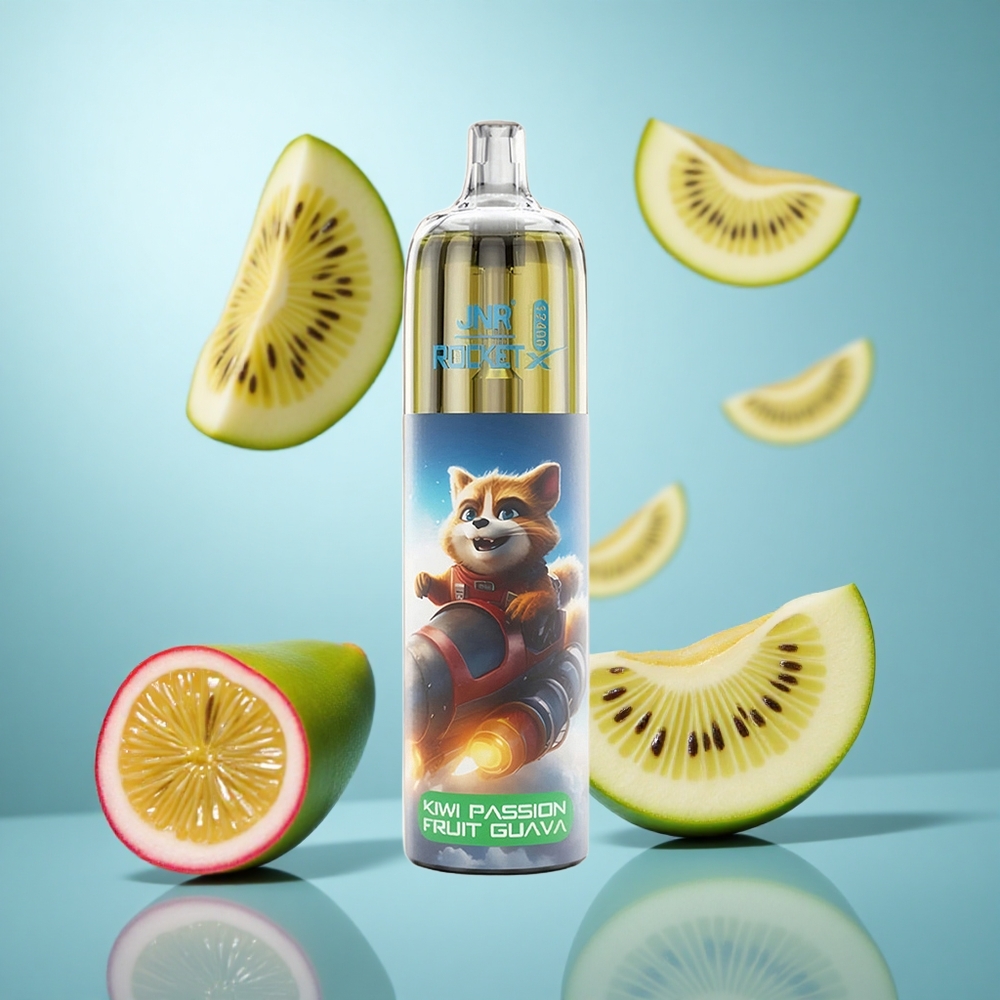 Kivi Pasiflora Guava JNR Rocket-X 12400 Puffova Једнократни Вапе sa 850mAh Baterija i 25ml Tečnosti wholesale Serbia