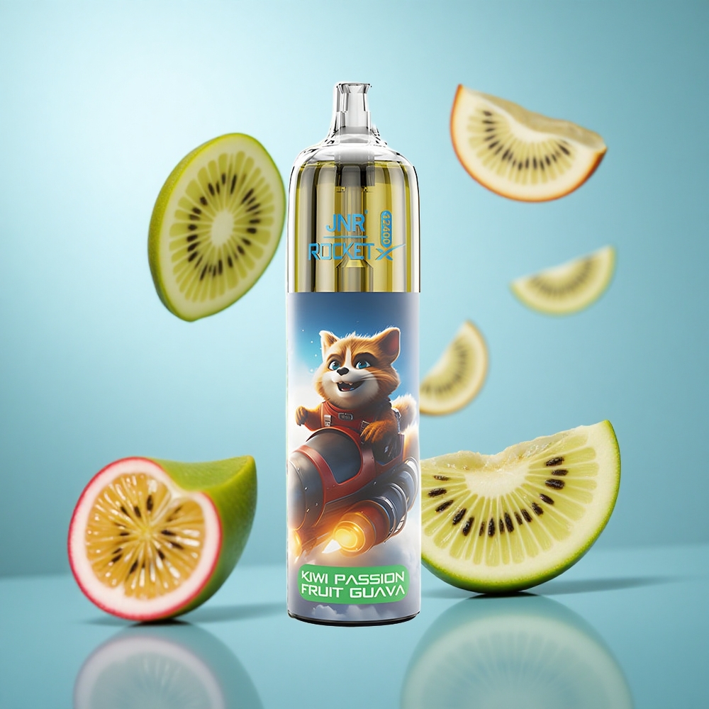 Kivi Pasija Guava JNR Rocket-X 12400 Puffs Једнократни Вапе sa Podešavajućim Protokom Vazduha i 850mAh Baterijom wholesale Serbia