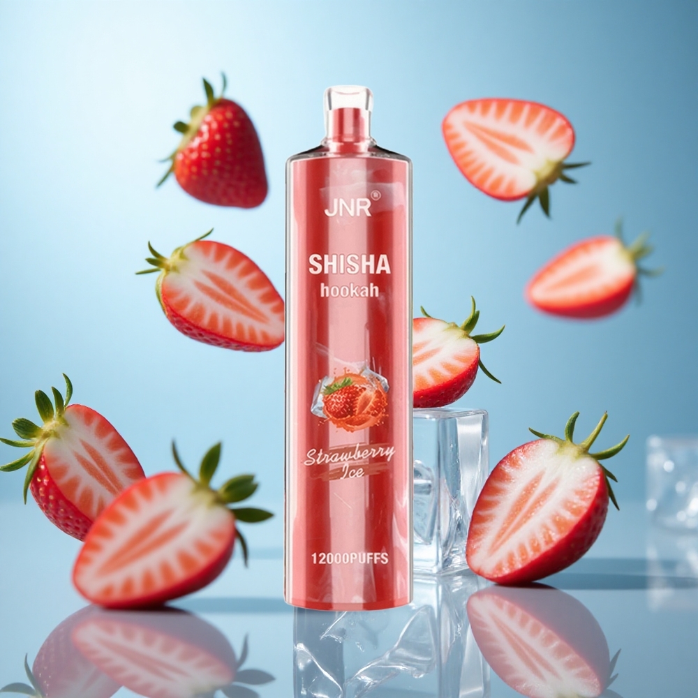 Јагода Лед JNR Shisha Hookah 12000 Пуфова 750mAh батерија 24ml течности wholesale Serbia