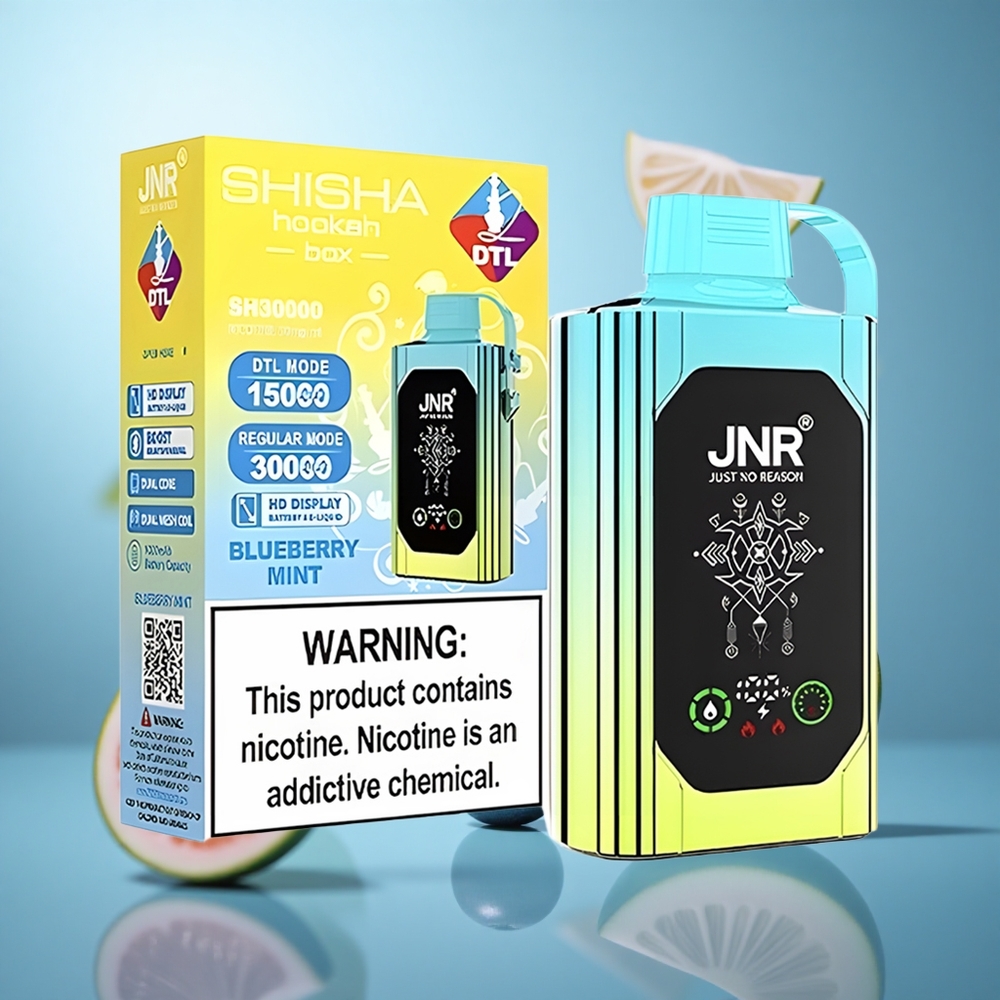 Boravnica Met Kombinacija JNR Shisha Hookah Box 20500 Pufova HD Display, Dual Mesh Coil & Dual Core wholesale Serbia