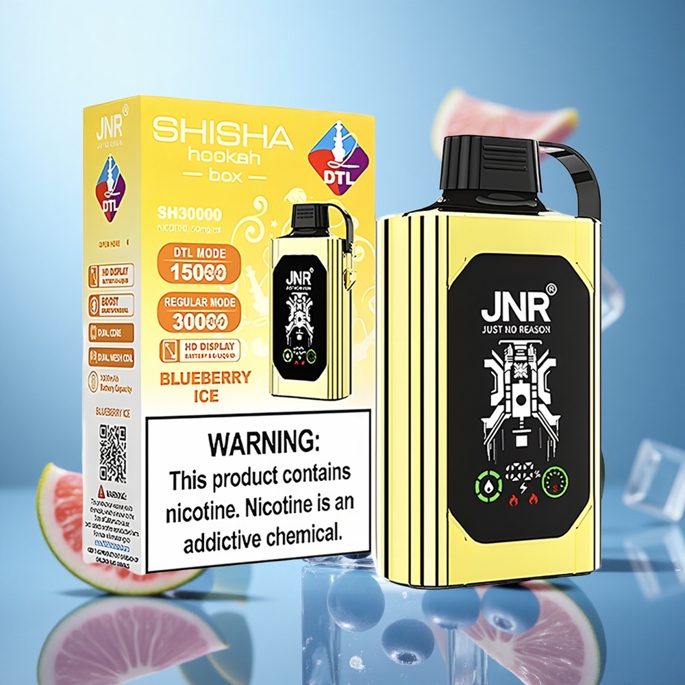 Borovnica led JNR Shisha Hookah Box 20500 Puffova HD Display & Dual Mesh Coil wholesale Serbia