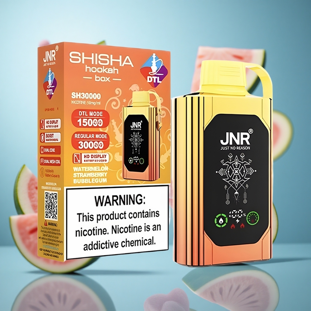Лубеница Јагода Бубл-Гум JNR Shisha Hookah Box 20500 Пуфова HD Display 1000mAh оптовые закупки Serbia