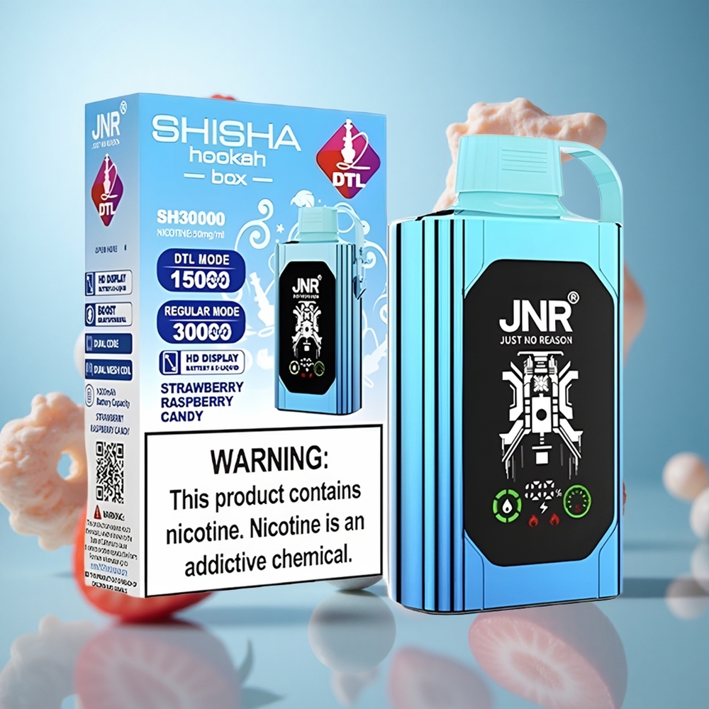 Јагода Малина Бомбон JNR Shisha Hookah Box 20500 Пуфова HD Display 1000mAh Батерија wholesale Serbia