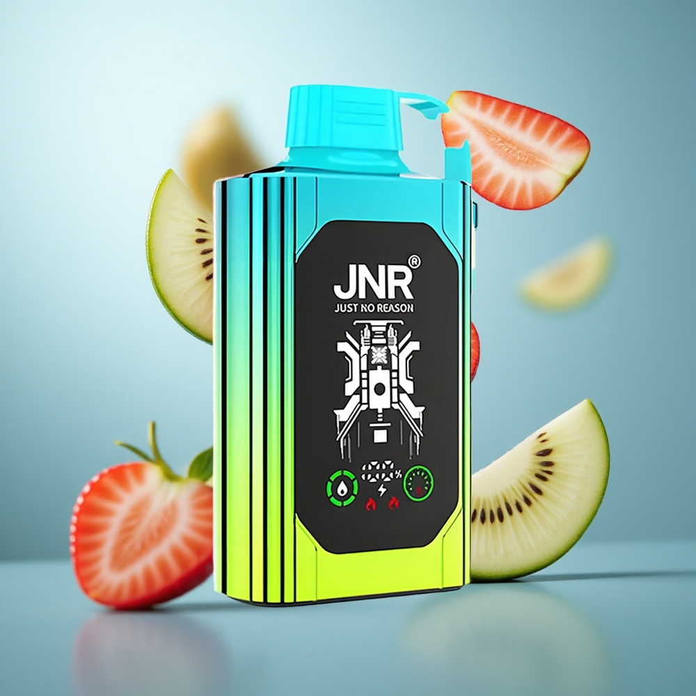 Јагода-Киви JNR Shisha Hookah Box 20500 Пуфова HD Display, Dual Mesh Coil & Dual Core wholesale Serbia