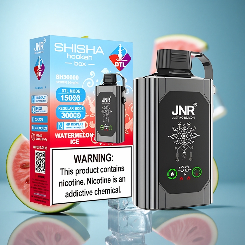 Лубеница лед JNR Shisha Hookah Box 20500 Пуфова HD Display Dual Mesh Coil wholesale Serbia