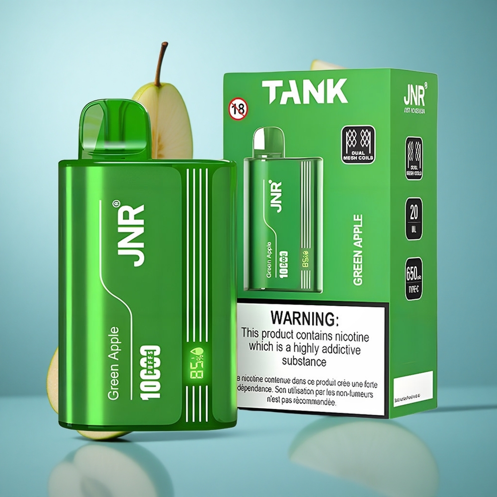 Зелена јабука бресква крушка JNR Tank 10000 Puffs 20ml капацитет течности Dual Mesh Coil wholesale Serbia