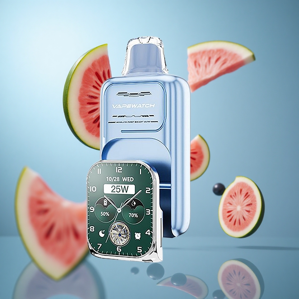 Boravnica lubenica JNR Vape Watch 30.000 pritisaka 19mL tečnost 1000mAh baterija wholesale Serbia