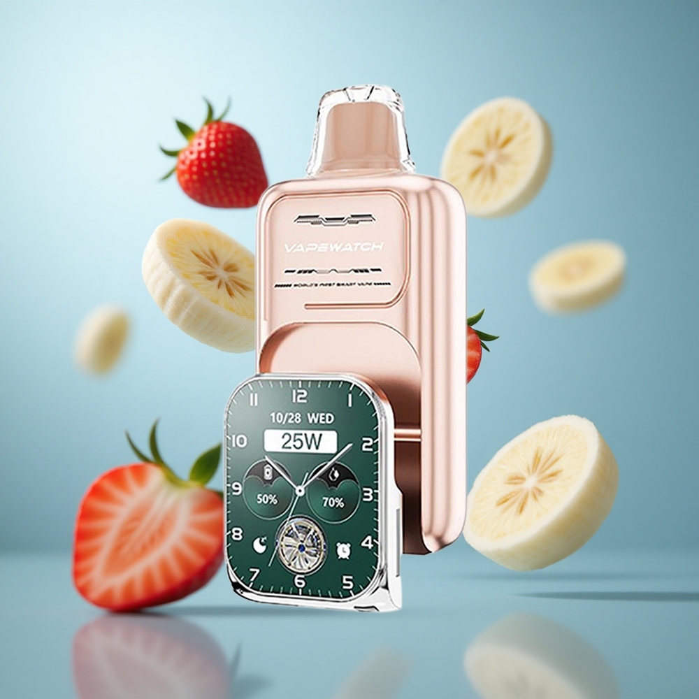 Јагода банана JNR Vape Watch 30.000 удаха 1000mAh батерија 19mL течност wholesale Serbia