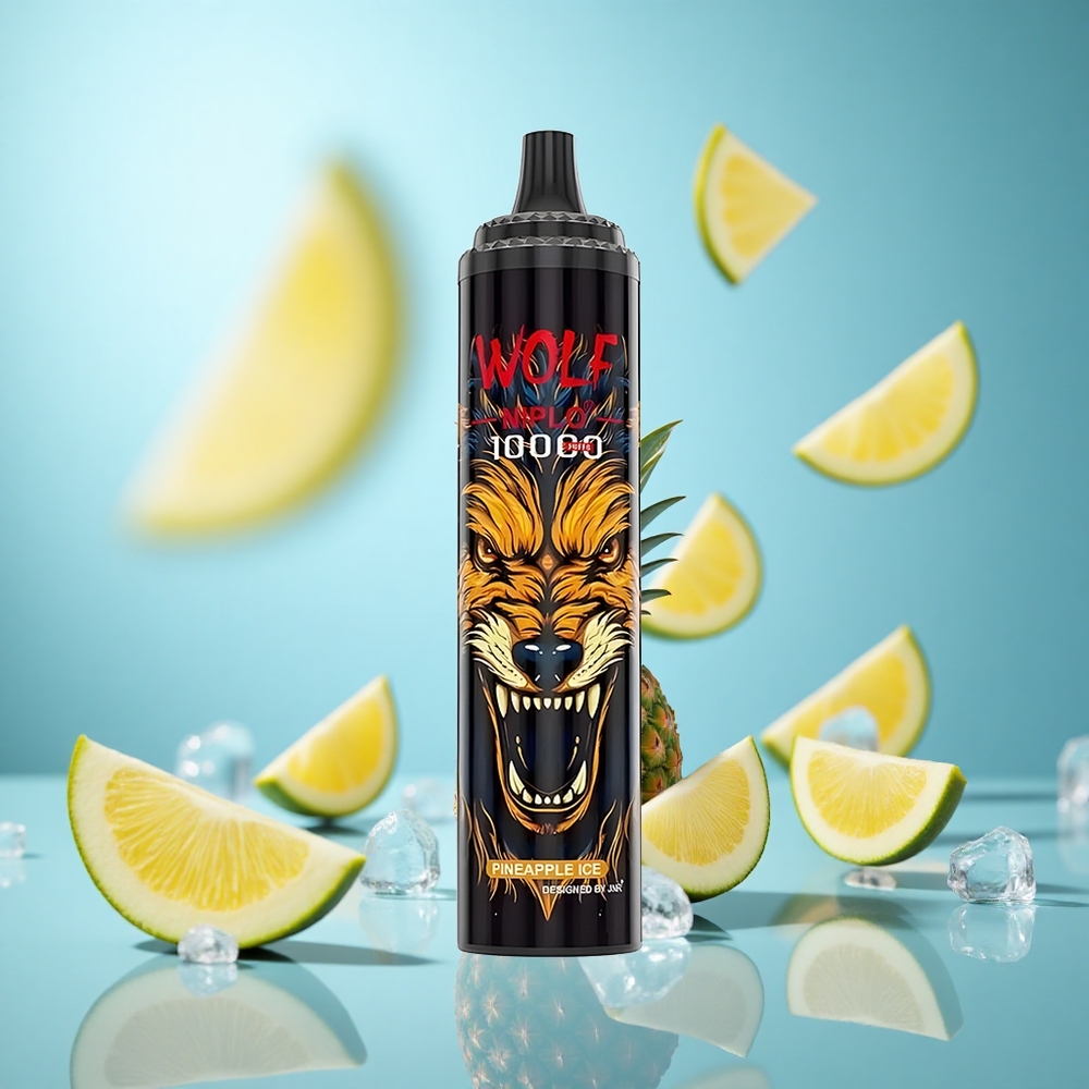 Ananas Led JNR Wolf Niplo 10000 Puffova Mesh Coil 1.0 Ohm E-tečnost 20ml wholesale Serbia
