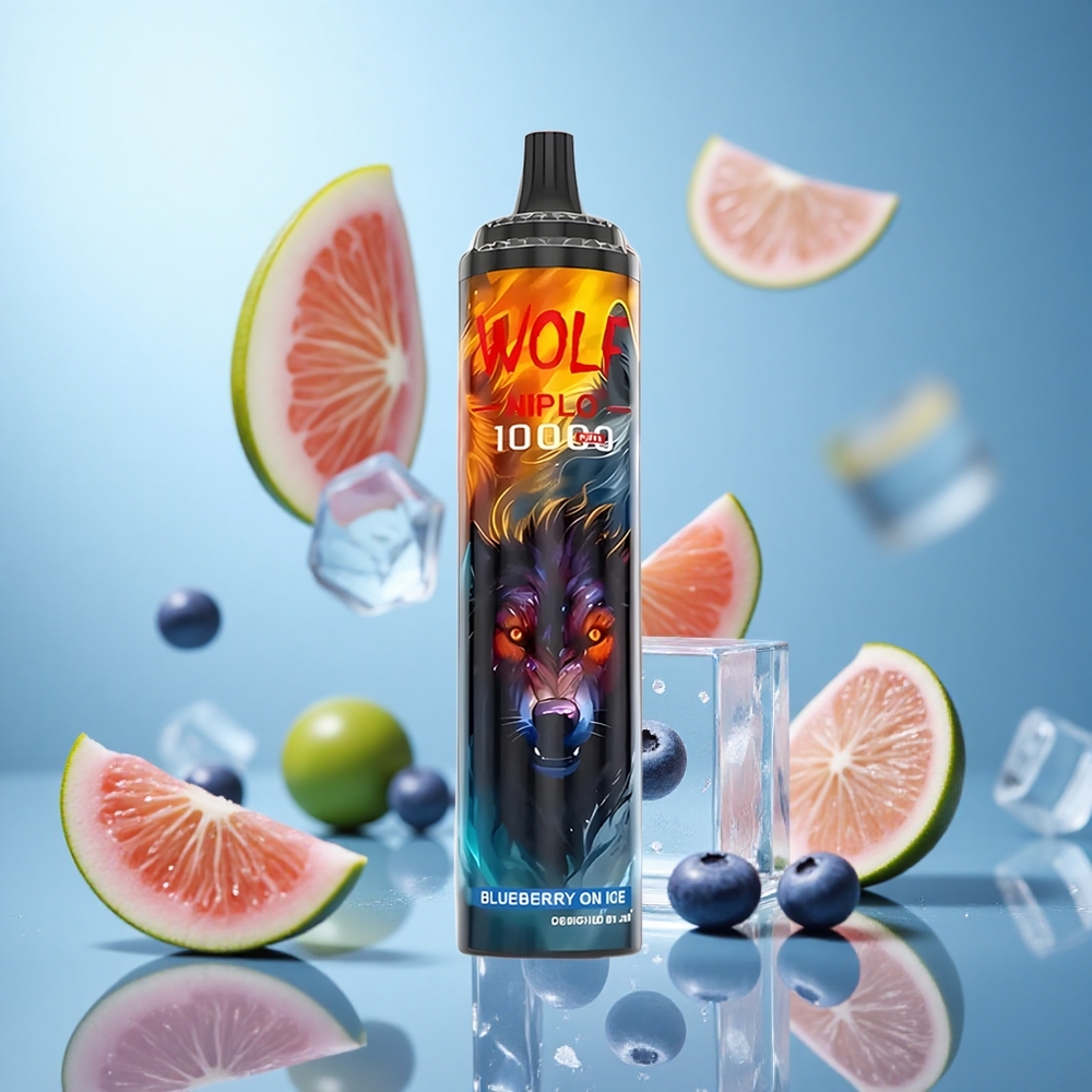 Boravnica na ledu JNR Wolf Niplo 10000 Puffs Mesh Coil 1.0 Ohm 20ml e-tečnost wholesale Serbia