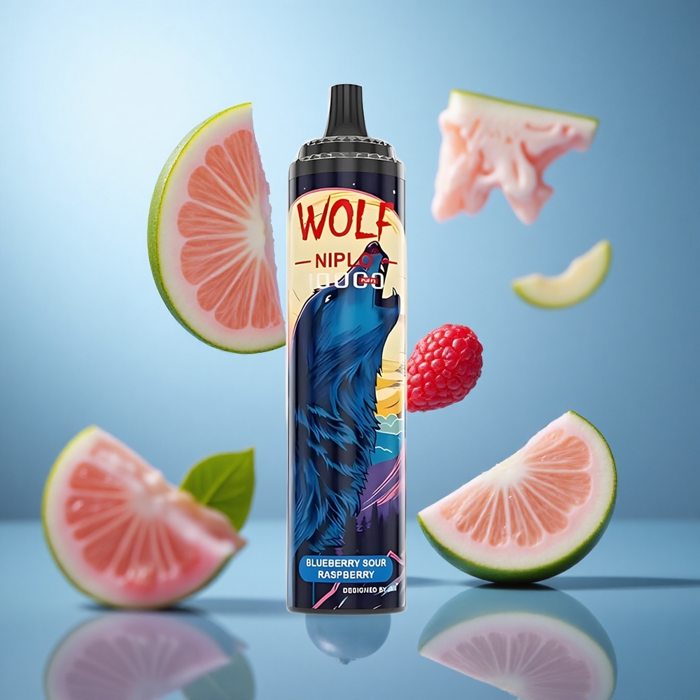 Borovnica-Kisela Malina JNR Wolf Niplo 10000 Puffova 1.0 Ohm Mesh Coil 20ml Zapremina Tecnosti wholesale Serbia