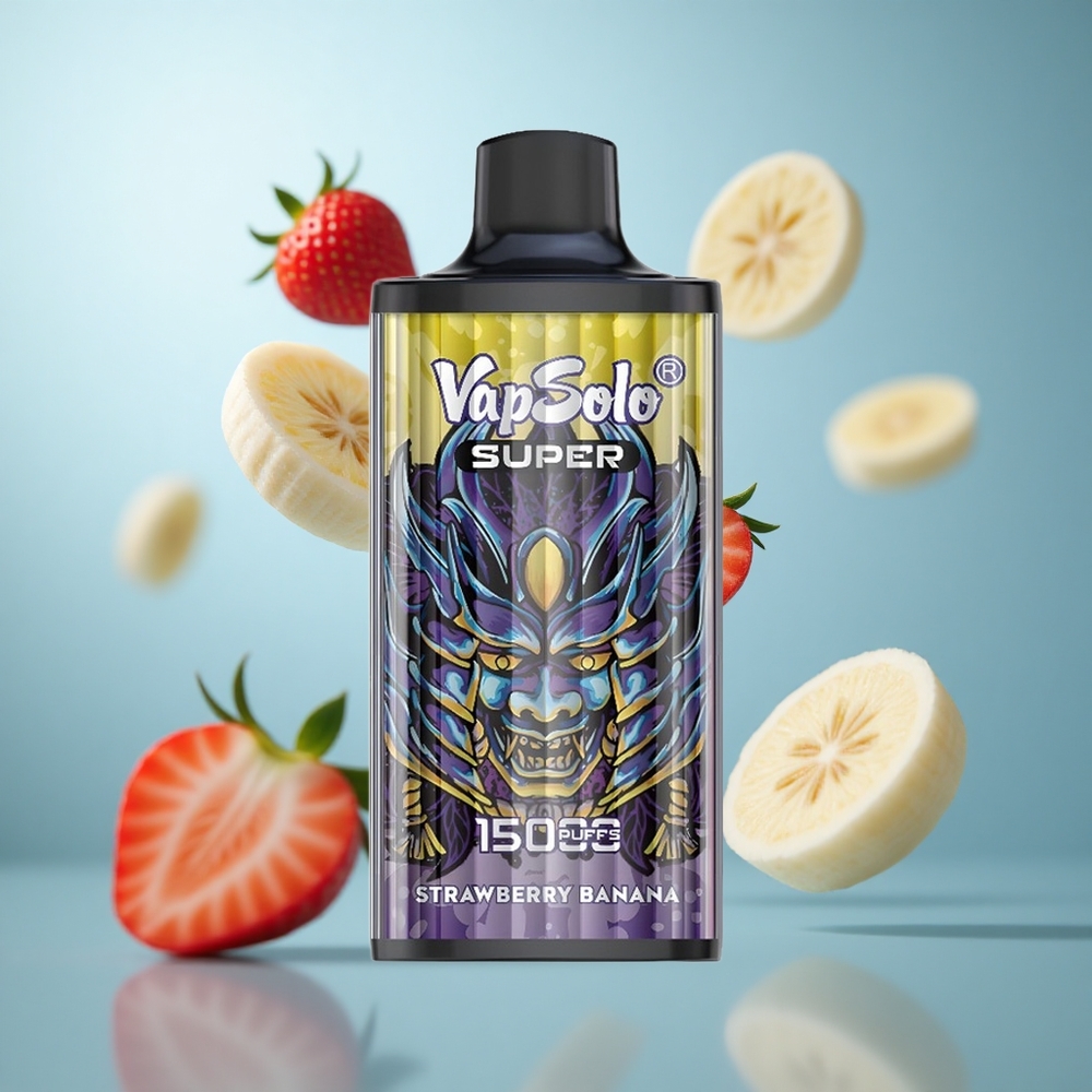 Јагода банана Vapsolo Super 15000 пуфова 40ml течност 850mah меш coil wholesale Serbia