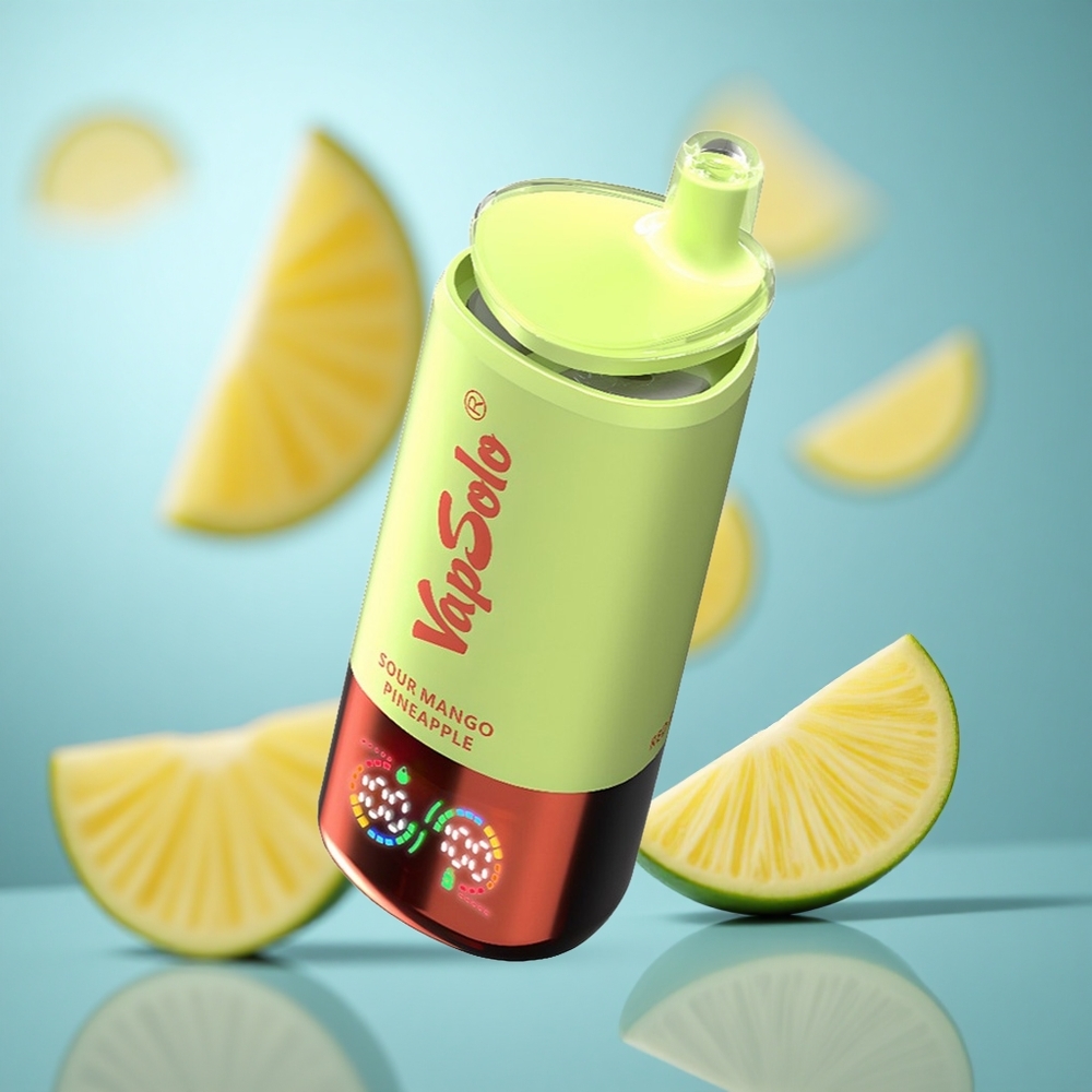 Kisela Mango Ananas VapSolo Triple 30000 Puffs 40ml E-Tekućina 3 Rezervoara Type-C Punjenje wholesale Serbia