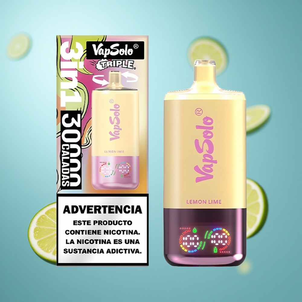 Limun-Lajm Vapsolo Triple 30000 Puffs 40ml E-tečnost 3 Rezervoara Type-C punjenje wholesale Serbia