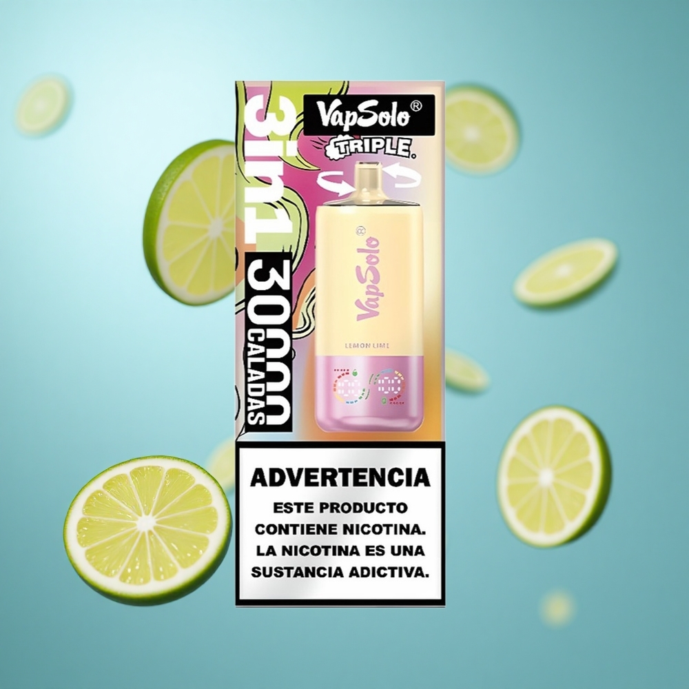 Limun-Lajm Vapsolo Triple 30000 Puffs 40ml E-tečnost 3 Rezervoara Type-C punjenje wholesale Serbia