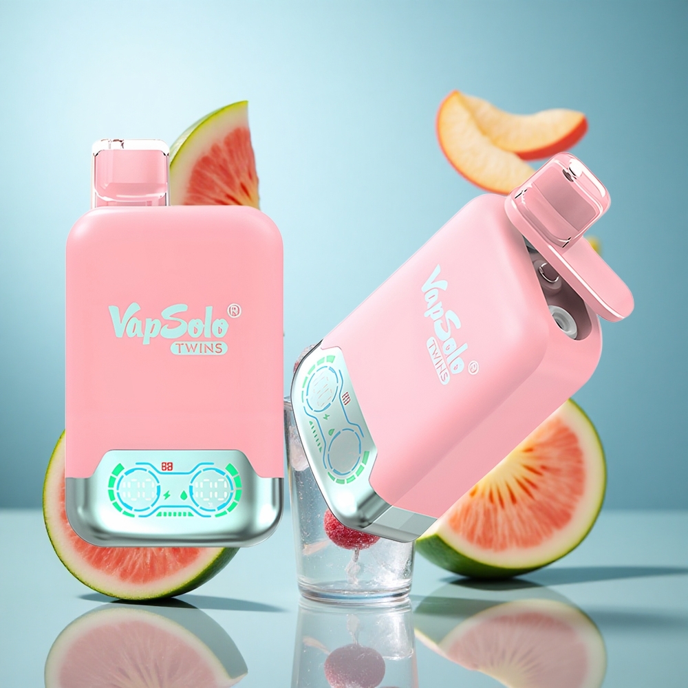 Jagoda Led & Mango Breskva Lubenica Vapsolo Twins 20000 Puffs Dimenzije pakovanja: 51 x 29 x 94.9 mm Punjenje: Type-C wholesale Serbia