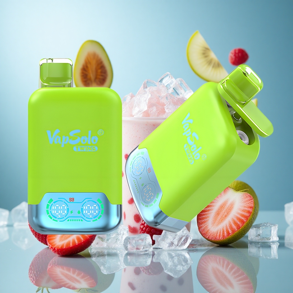 Јагода Киви & Јагода Малина Трешња Лед Vapsolo Twins 20000 Пуфова 40 ml течност wholesale Serbia