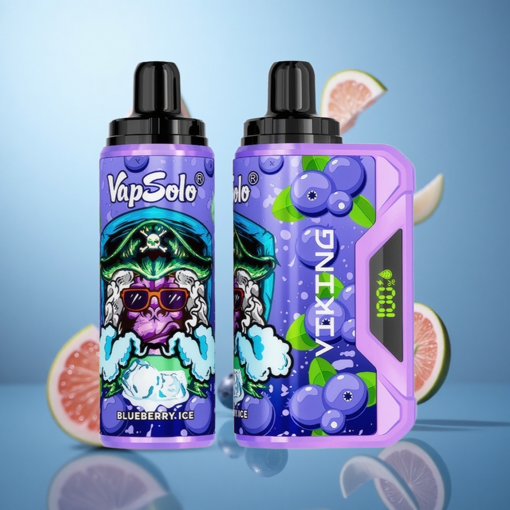 Boravnica kombinacija VapSolo VIKING 12000 Puffs Једнократни Вапе sa tip-C punjenjem i 22ml tečnosti wholesale Serbia