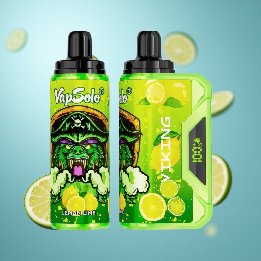 Limun-Limeta VapSolo VIKING 12000 Puffs Једнократни Вапе sa 22ml tečnosti i Type-C punjenjem wholesale Serbia