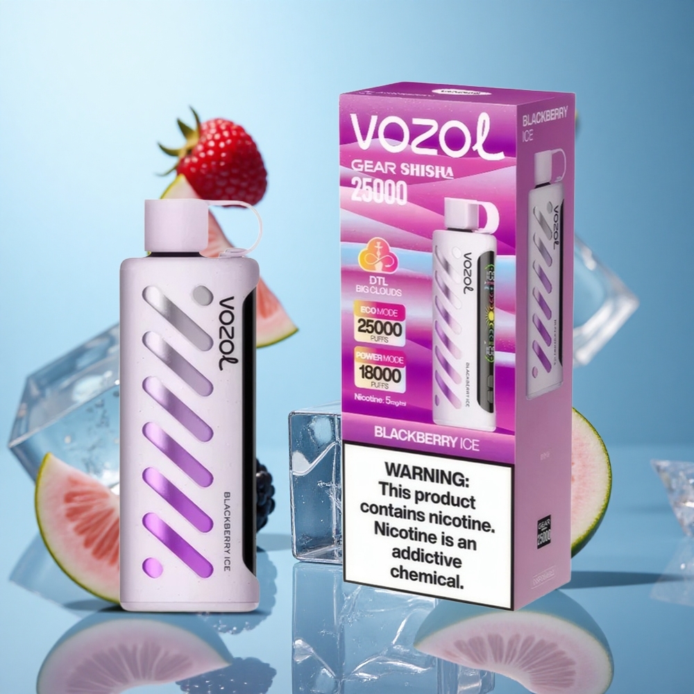 Borovnica Led VOZOL Gear Shisha 25000 Puffs Dual Mesh Dual Modes wholesale Serbia