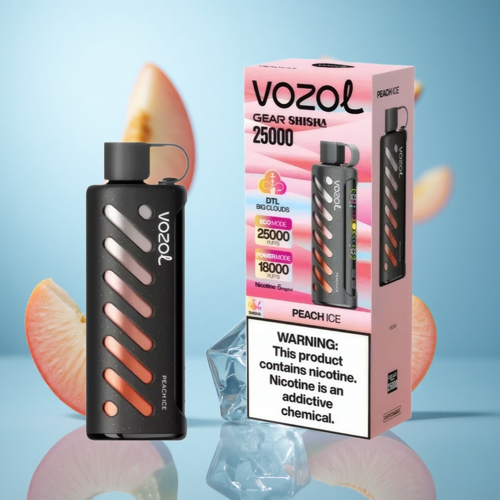 Breskva Led VOZOL Gear Shisha 25000 Puffs Dual Mesh Dual Modes wholesale Serbia