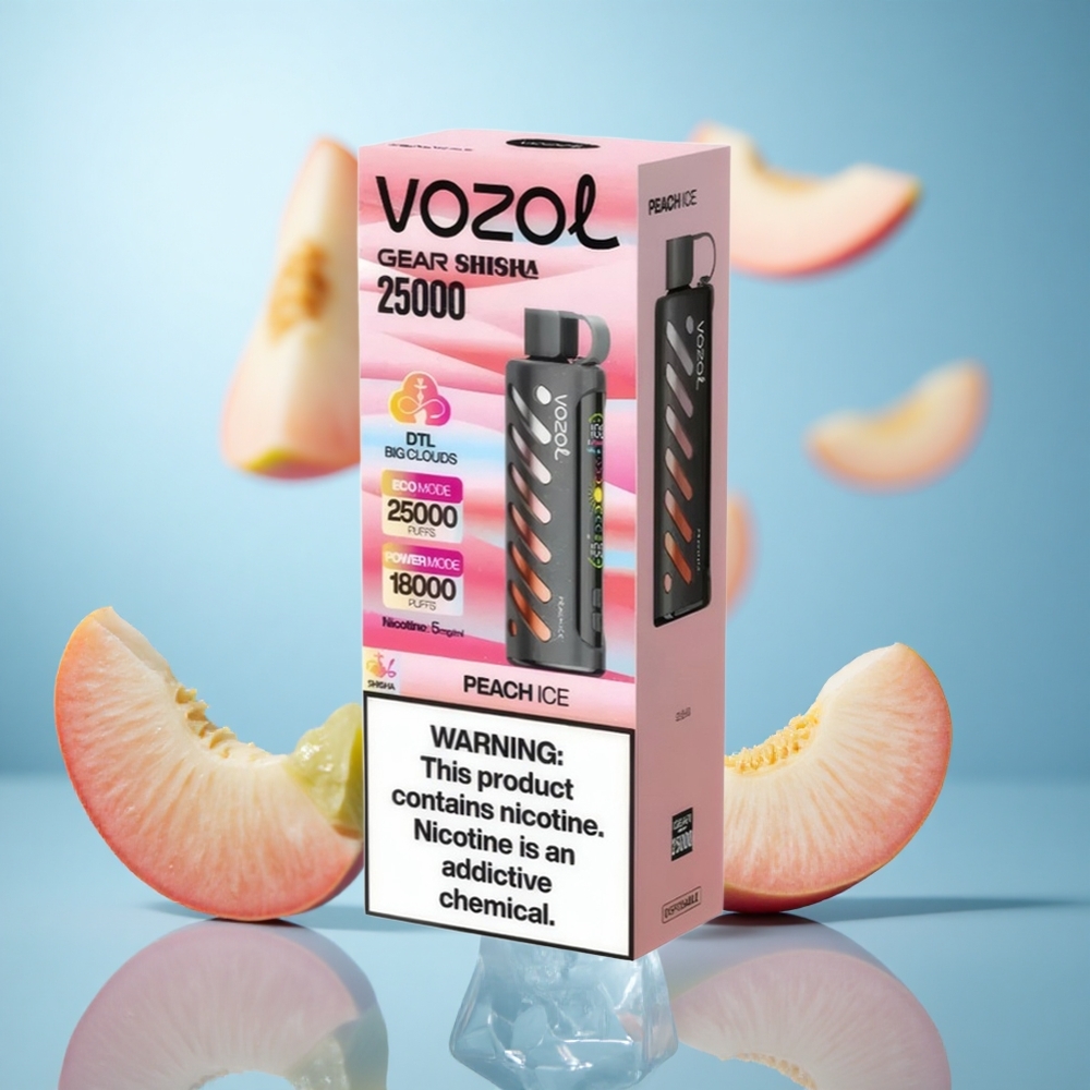 Breskva Led VOZOL Gear Shisha 25000 Puffs Dual Mesh Dual Modes wholesale Serbia
