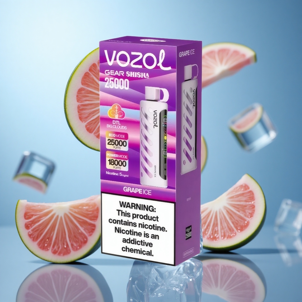 Grozd Led kombinacija VOZOL Gear Shisha 25000 Puffova Dual Mesh Dual Modes wholesale Serbia