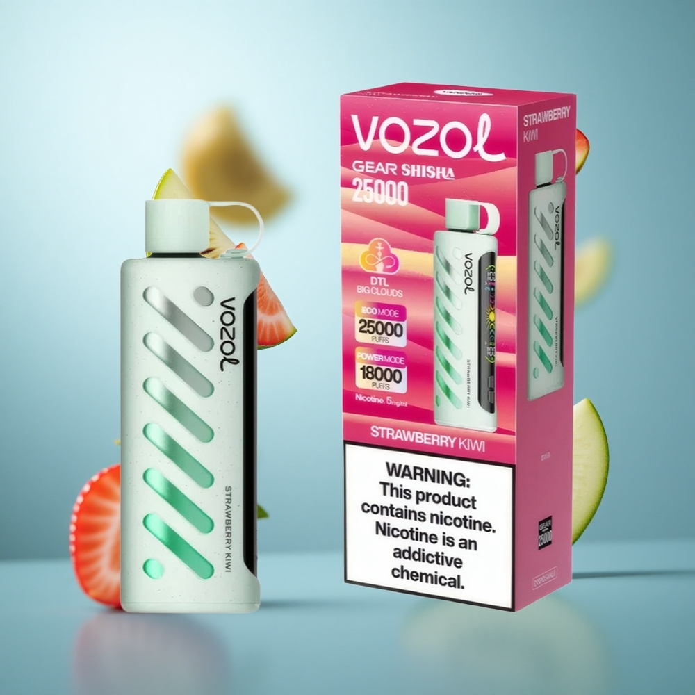 Jagoda Kivi VOZOL Gear Shisha 25000 Puffs Dual Mesh Dual Modes 5 мг/мл никотина wholesale Serbia