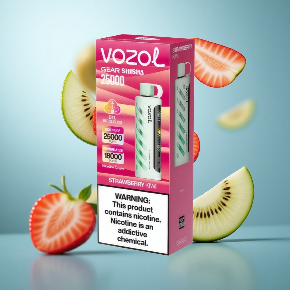 Jagoda Kivi VOZOL Gear Shisha 25000 Puffs Dual Mesh Dual Modes 5 мг/мл никотина wholesale Serbia