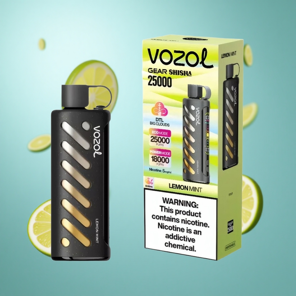 Limun Nana VOZOL Gear Shisha 25000 Puffs Dual Mesh Dual Modes 1000mAh wholesale Serbia