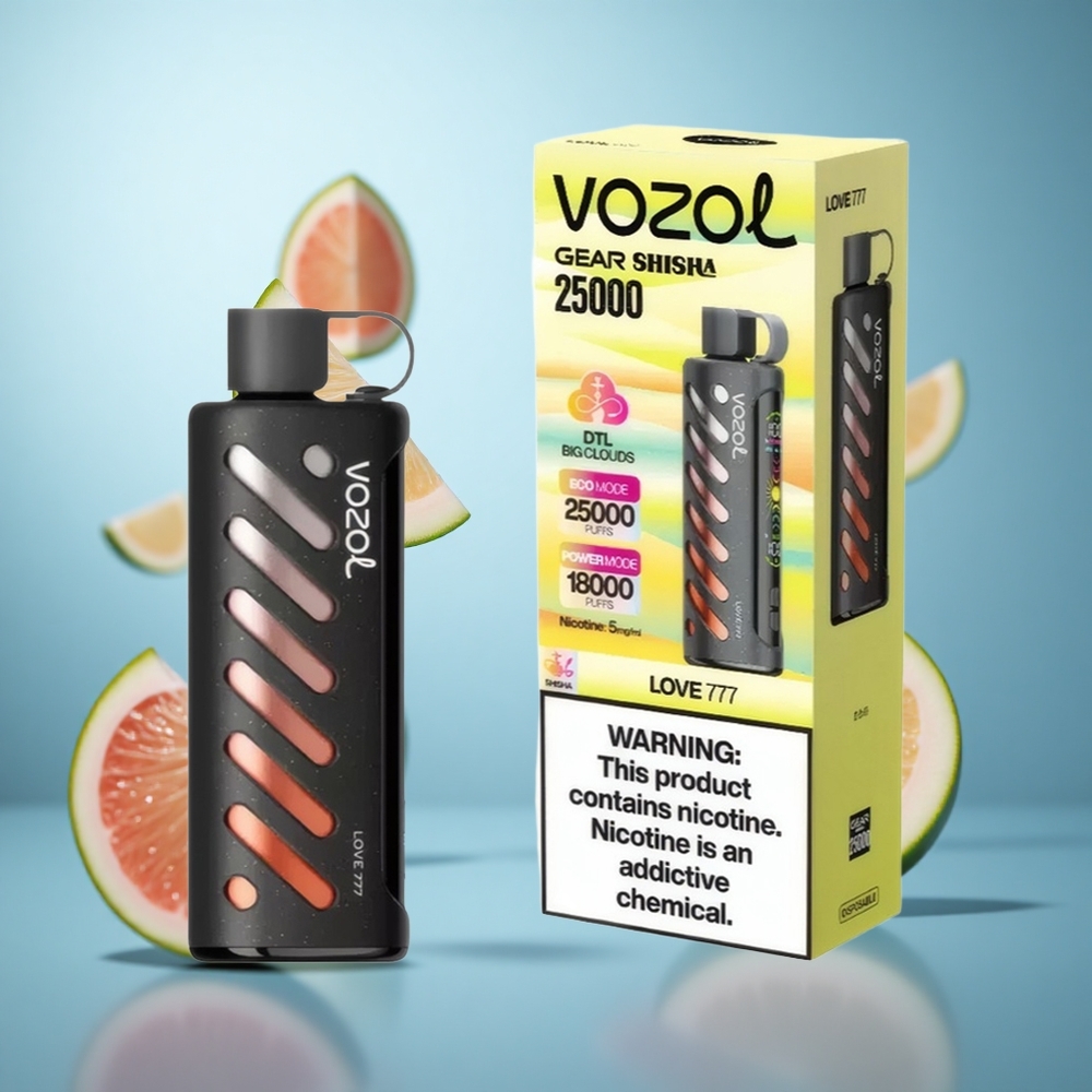 Ljubav 777 VOZOL Gear Shisha 25000 Puffs Dual Mesh Dual Modes 5 мг/мл никотина wholesale Serbia