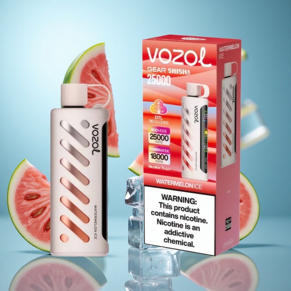 Lubenica Led VOZOL Gear Shisha 25000 Puffova Dvojni Režim wholesale Serbia
