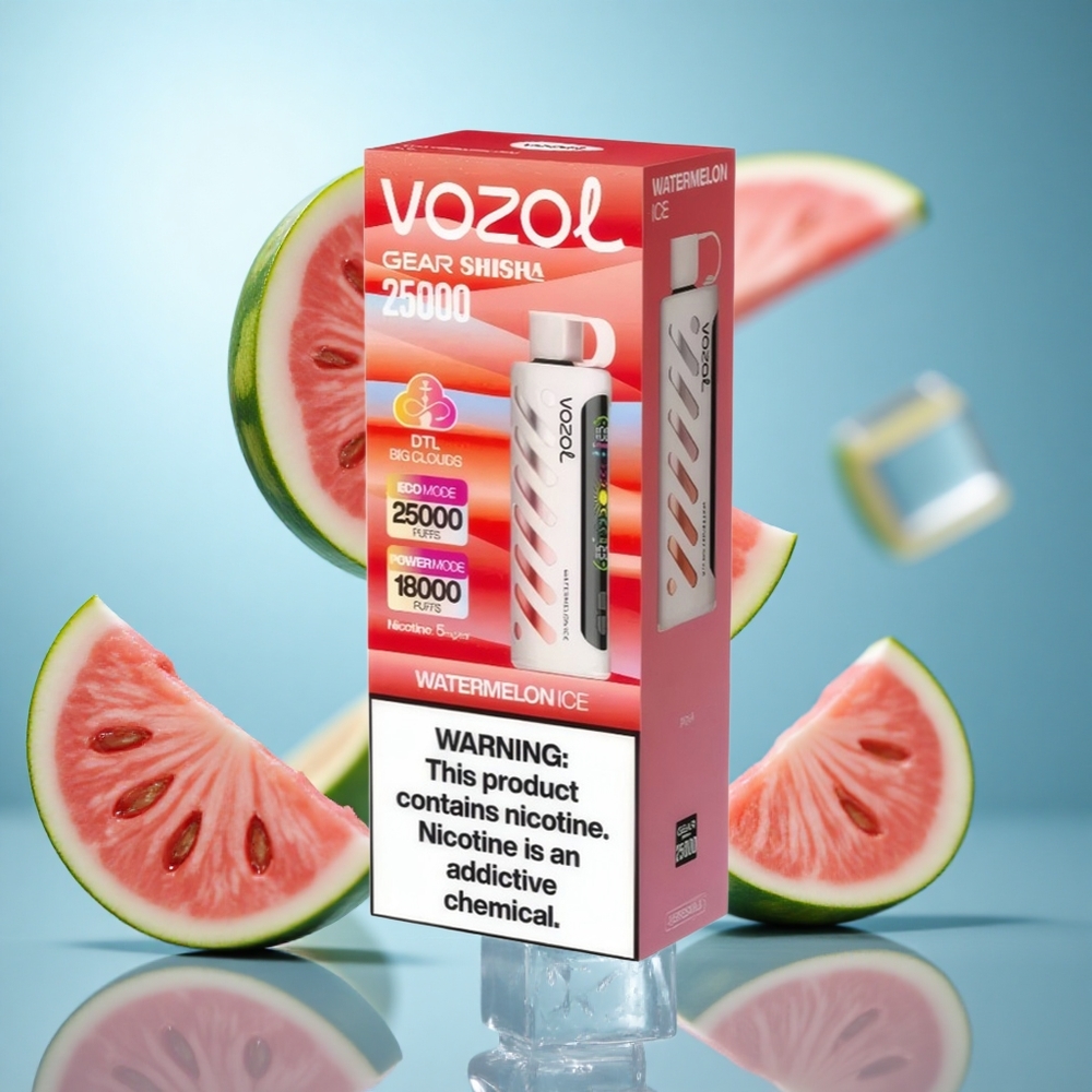 Lubenica Led VOZOL Gear Shisha 25000 Puffova Dvojni Režim wholesale Serbia