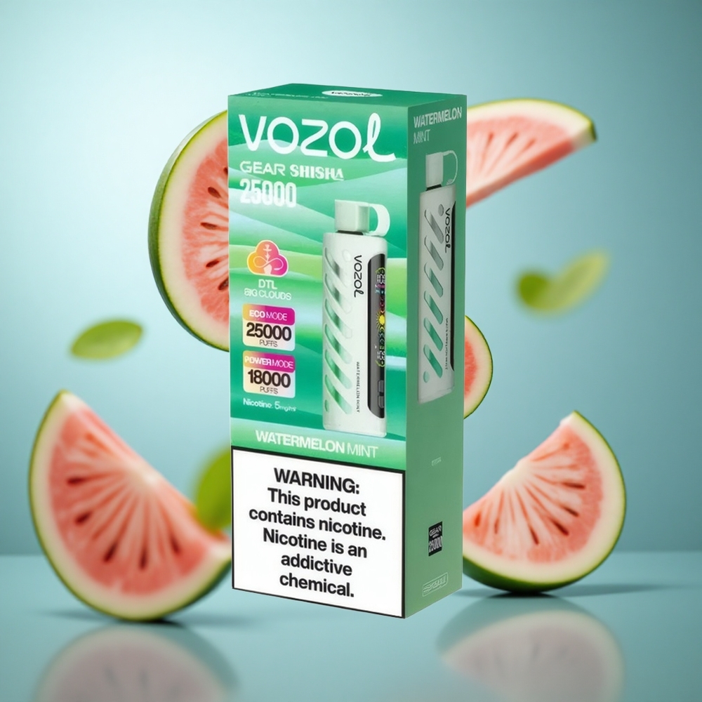 Lubenica Met VOZOL Gear Shisha 25000 Puffova Dual Mesh Dual Modes wholesale Serbia
