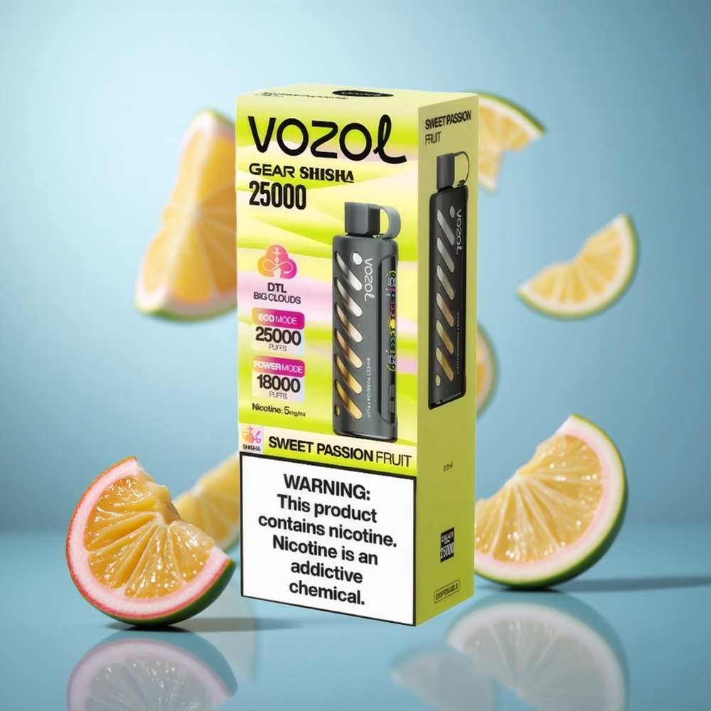 Slatka pasiflora VOZOL Gear Shisha 25000 Puffova Dual Mesh Dual Modes 5 мг/мл никотина wholesale Serbia
