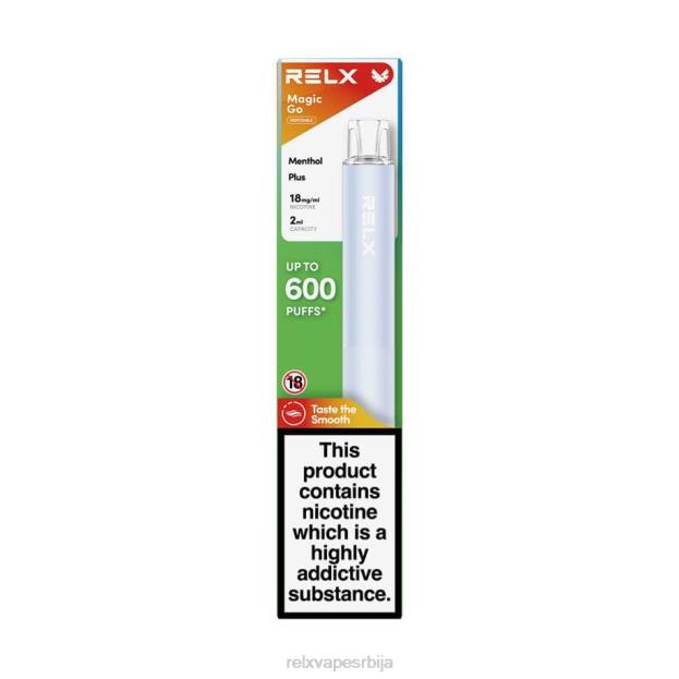 RELX cigarete trajanje V40L41 RELX MagicGo га600 ментол плус