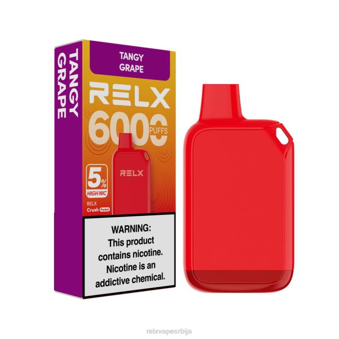RELX Cigarete Iskustva | танги грожђе RELX Crush Pocket 6000 5% високи ниц BTZ427